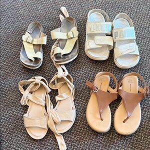 Puma Sandals - Cream and Blue